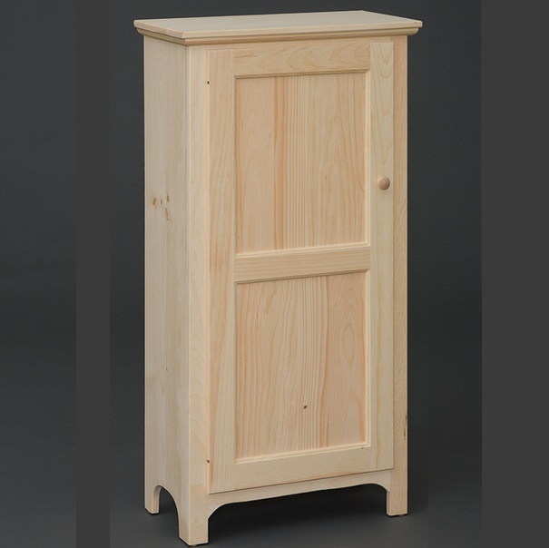 Solid Pine Single Door Pantry Jelly Cabinet