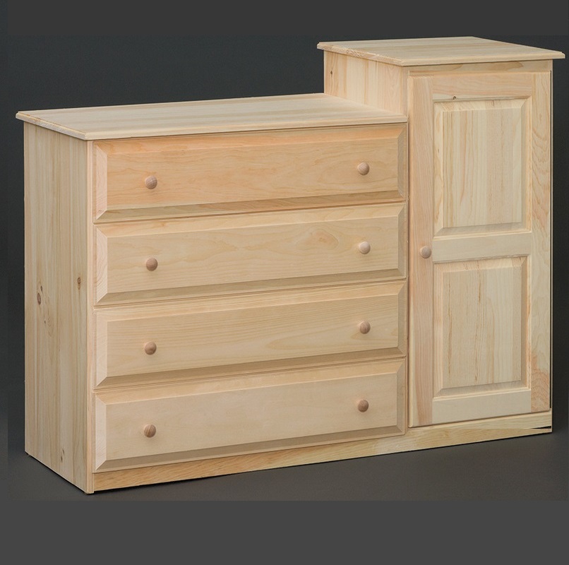 Bi Level Dresser, Solid Wood Baby Dresser Changing Table