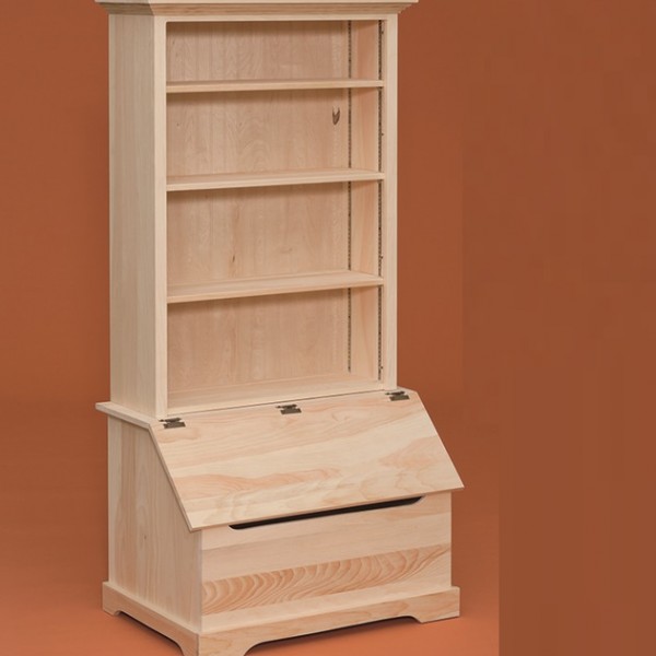 toy box with bookcase storage